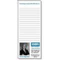 50 Page Magnetic Note-Pads with Black Imprint (3.375"x8.5")